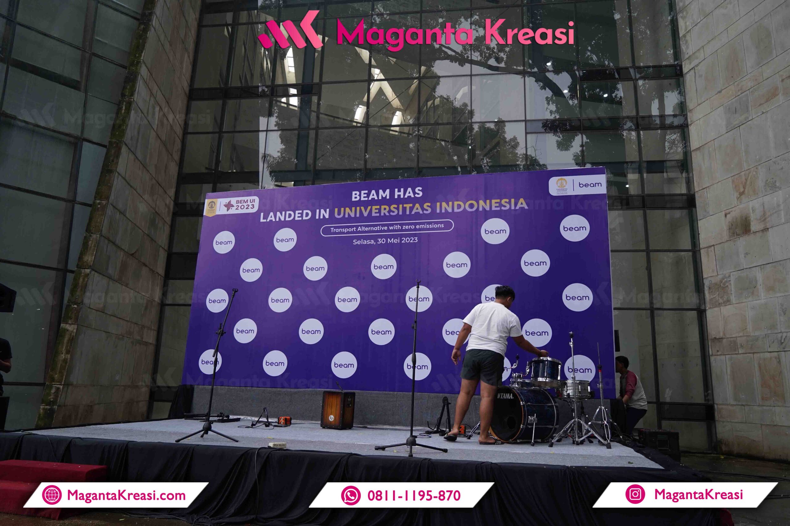 Sewa Backdrop Event - Maganta Kreasi