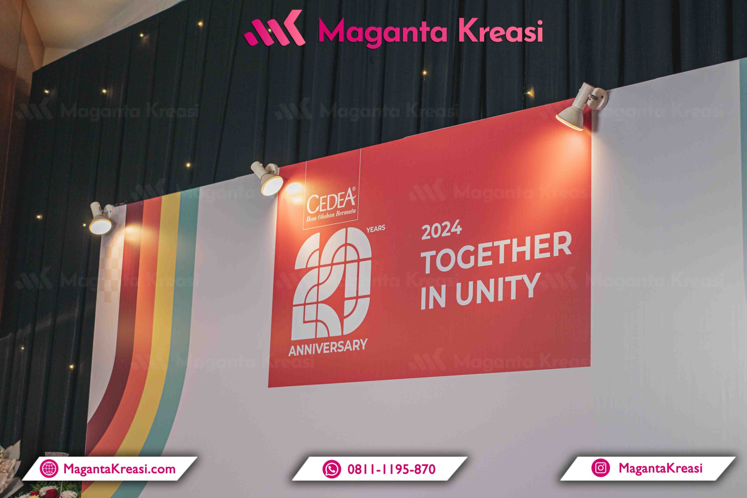 Sewa Backdrop - Maganta Kreasi